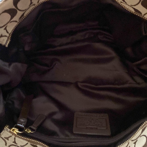 Tan coach handbag - Picture 3 of 3
